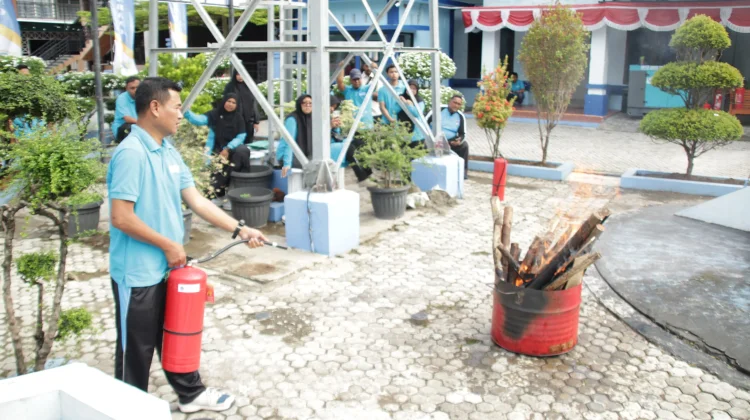KSOP Sabang Tingkatkan Kesiapsiagaan lewat Drill Kebakaran