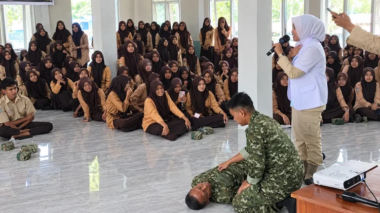 Lanal Sabang Sosialisasikan Bantuan Hidup Dasar kepada Masyarakat
