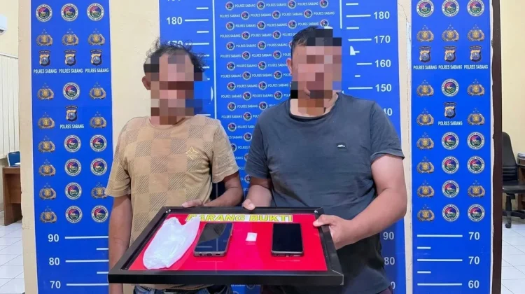 Dua Pengguna Sabu di Sabang Diringkus Polisi