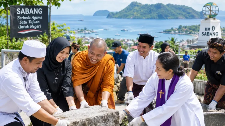 Kerukunan Antarumat Beragama Jadi Wujud Nilai Pancasila di Sabang