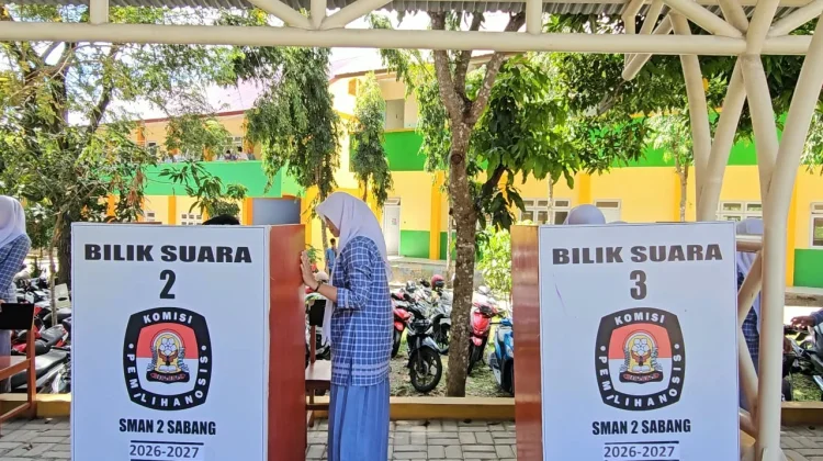 SMAN 2 Sabang Mulai Terapkan Pemilihan OSIS Secara Digital