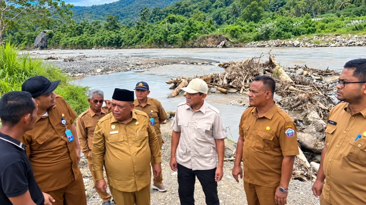 Wagub Aceh Tinjau Irigasi Seunong, Dorong Percepatan Penanganan