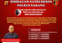 Polres Sabang Bakal Tindak Tegas Penyalahgunaan BBM Bersubsidi