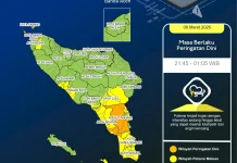 BMKG: Lintas Selatan-Tenggara Aceh Diguyur Hujan Malam Ini