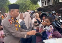 Polisi dan Bhayangkari Sabang Kembali Berbagi Takjil Ramadan