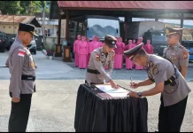 Sejumlah Kasat di Mako Polres Sabang Diganti