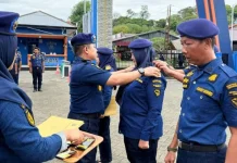 Pegawai Distrik Navigasi Sabang Terima Kenaikan Pangkat