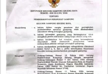 Dugaan Pemberhentian Aparatur Gampong Krueng Raya Sabang Langgar Prosedur