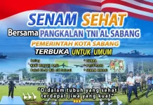 Pemko Sabang Ajak Warga Ramaikan “Senam Sehat” Bersama Lanal