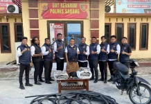 Polisi Tangkap Maling Kabel PLN di Sabang