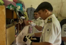 Rutan Sabang Razia Kamar Warga Binaan