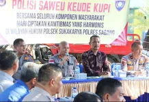 Saweu Keude Kupi, Kapolres Sabang Tampung Aspirasi Warga Kuta Barat