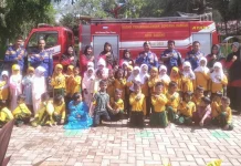 Damkar Sabang Edukasi Bahaya Kebakaran pada Siswa Sekolah