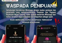 Penipuan Mengatasnamakan Kajari Sabang, Masyarakat Diminta Waspada