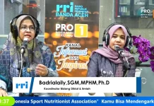 ISNA Aceh Dorong Penambahan Ahli Gizi Olahraga Bersertifikat