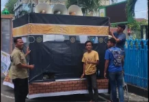 Remaja Masjid Babussalam Sabang Lakukan Persiapan Pawai Takbir Keliling