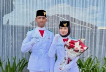 Aisyah dan Hafiz Wakili Sabang pada Upacara Pancasila Provinsi Aceh
