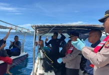 Kolaborasi Polres dan Warga Jaga Kelestarian Laut Wisata Sabang