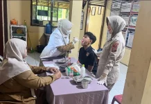 Bakti Kesehatan Klinik Polres Sabang Sambut HUT Bhayangkara ke-80