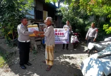 Polres Sabang Berikan Bansos kepada Purnawirawan dan Warakauri