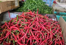 Harga Cabai dan Bawang Merah di Pasar Induk Sabang Turun