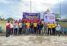 Turnamen Voli Kemukiman Paya Semarakkan Hari Bhayangkara ke-80