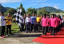 HUT Bhayangkara ke-80, Polres Sabang Gelar Olahraga Bersama