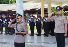 Peringati Hari Bhayangkara Ke-80, Polres Sabang Tabur Bunga Kenang Jasa Pahlawan