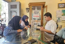 Harga Emas di Sabang Turun