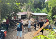Longsor di Kuta Timu Sabang Rusak Dua Rumah, Lima Warga Terluka