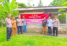 Polres Sabang Salurkan Bantuan Listrik Gratis untuk Warga Kurang Mampu