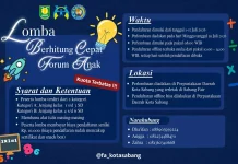 Fakosa Buka Pendaftaran Lomba Berhitung Cepat Hari Anak Nasional 2026