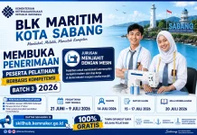 BLK Maritim Sabang Buka Pelatihan Menjahit Gratis