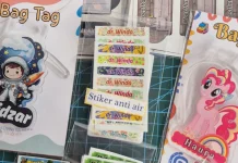 Stiker Nama dan Gantungan Tas, Peluang Usaha Kreatif Perlengkapan Sekolah