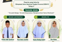 Siswa MTsN Sabang Raih Empat Tiket OSN Tingkat Provinsi