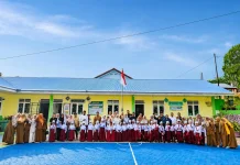 Antusias Ayah Mengantar Anak Sekolah Meningkat di Sukakarya