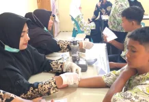 Ratusan Siswa MTsN Sabang Ikuti Cek Kesehatan Gratis