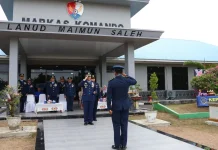 Lanud Maimun Saleh Peringati Hari Bakti TNI AU Ke-79