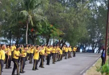 Polres Sabang Gelar Olahraga Pagi Rutin Tingkatkan Kebugaran Personel