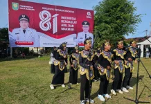 Siswa Sekolah di Sabang Hadirkan Nuansa Papua di HUT ke-81 RI