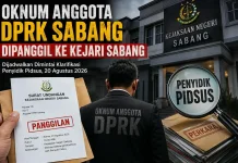 Anggota DPRK Sabang Dipanggil Kejari Terkait Dugaan Penyelewengan Pokir