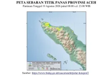 Waspada Karhutla, BMKG Deteksi Peningkatan Titik Panas di Aceh