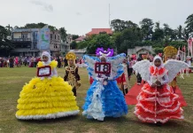 Ribuan Siswa Ikuti Pawai Karnaval HUT RI di Sabang