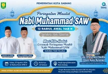 DSI Sabang Ajak Warga Ramaikan Ceramah Maulid Nabi di Masjid Agung Babussalam