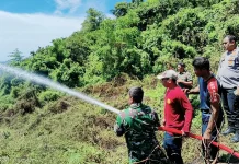 Kebakaran Hutan di Krueng Raya Sabang Berhasil Dipadamkan