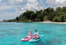 Paddle Board Masih Jadi Favorit Wisatawan dan Warga Sabang