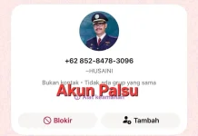 Waspada Akun Palsu, Nama dan Foto Kasatpol PP-WH Sabang Dicatut