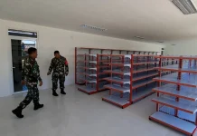 Rak Gerai 12 KDKMP Sabang Sudah Tersedia
