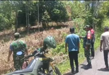 Prajurit TNI Himbau Warga Cegah Karhutla