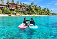 Paddle Board Jadi Pilihan Baru Wisata Bahari di Sumur Tiga